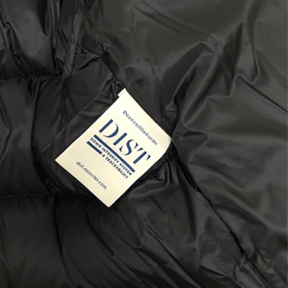 Moncler Labbe Printed Velvet Puffer Coat - Picture 13 of 14